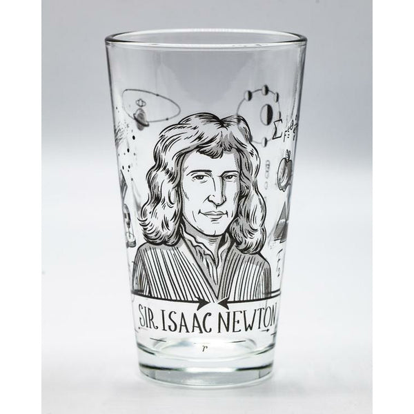 Isaac Newton Pint Glass
