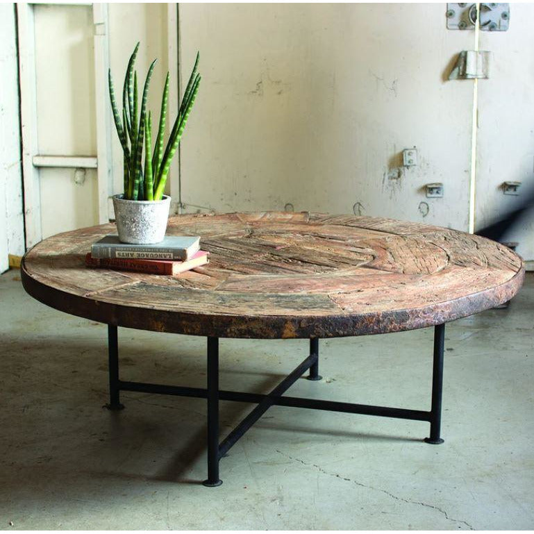 Wagon Wheel Coffee Table