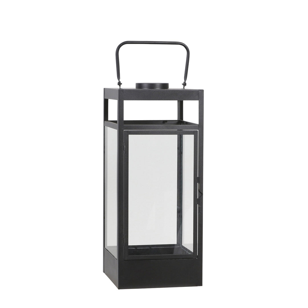 Large Black Flint Lantern