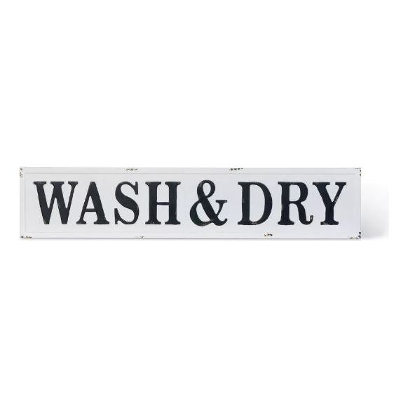 Wash & Dry Sign