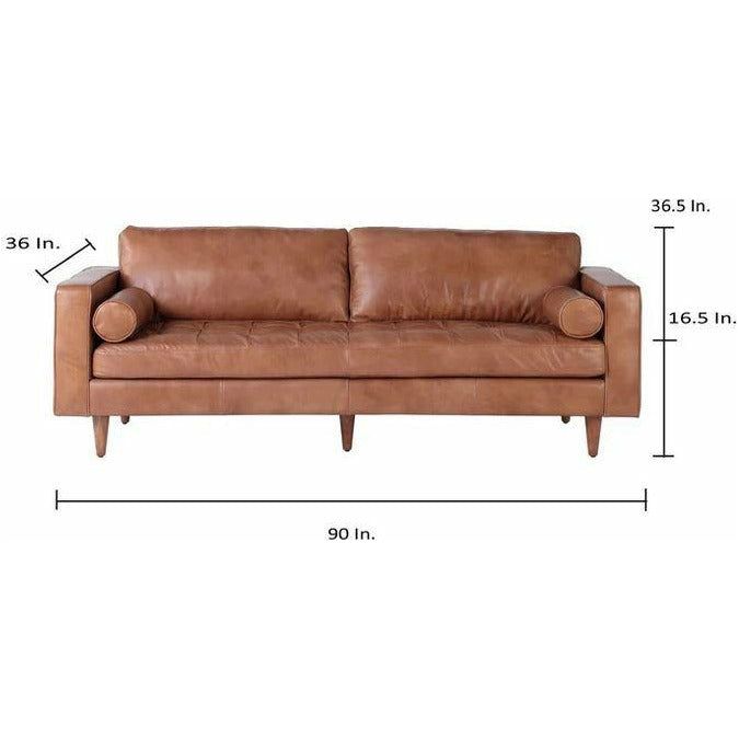 Roma Sofa in Conac Leather