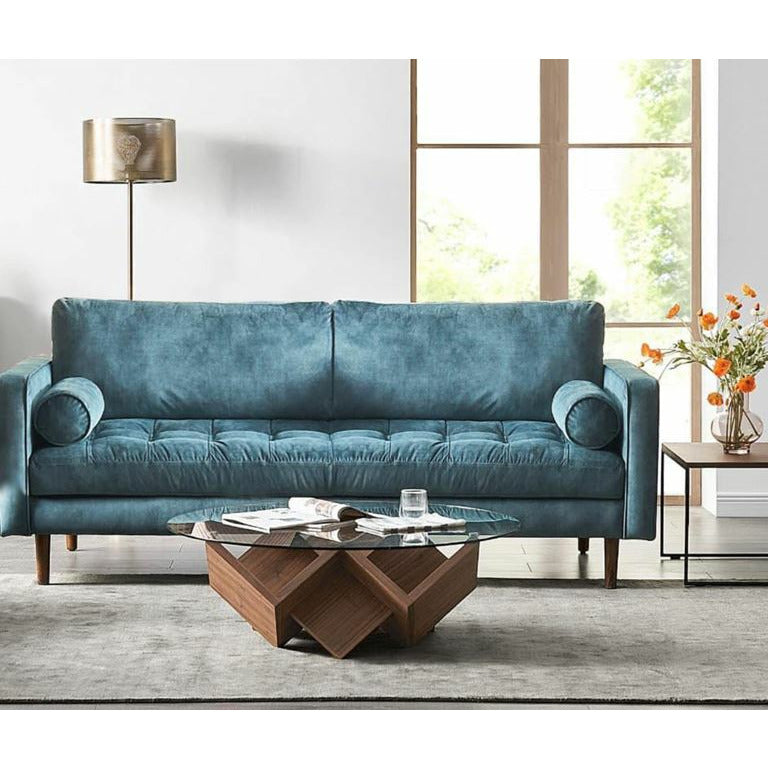 Roma Sofa in Spa Blue
