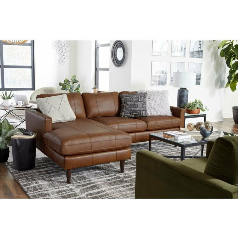 Trafton Leather Sofa (Camel)