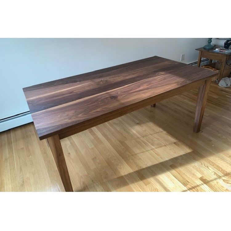 '6'-2" Walnut Tapered Leg F/H Table