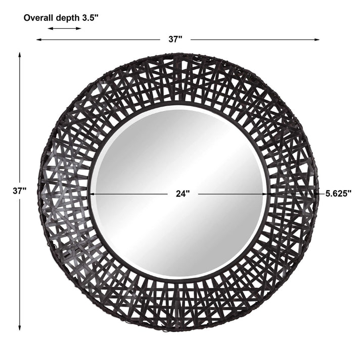 Alita Wall Round Mirror