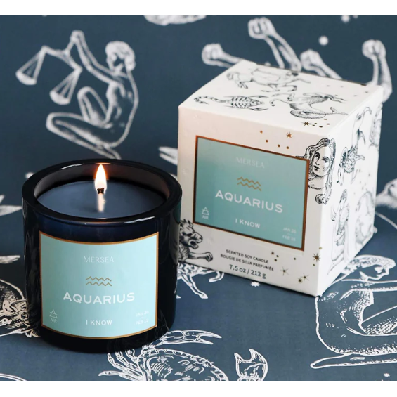 Aquarius Candle