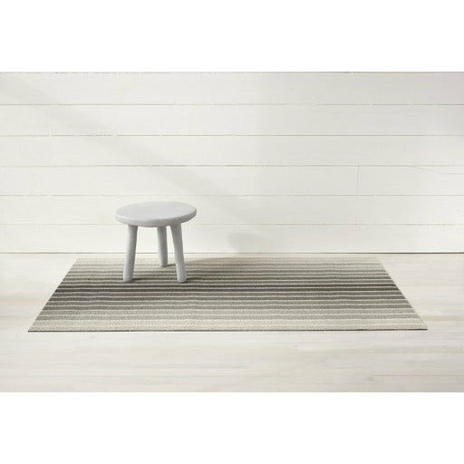 Block Stripe Taupe 24X36 Shag Rug