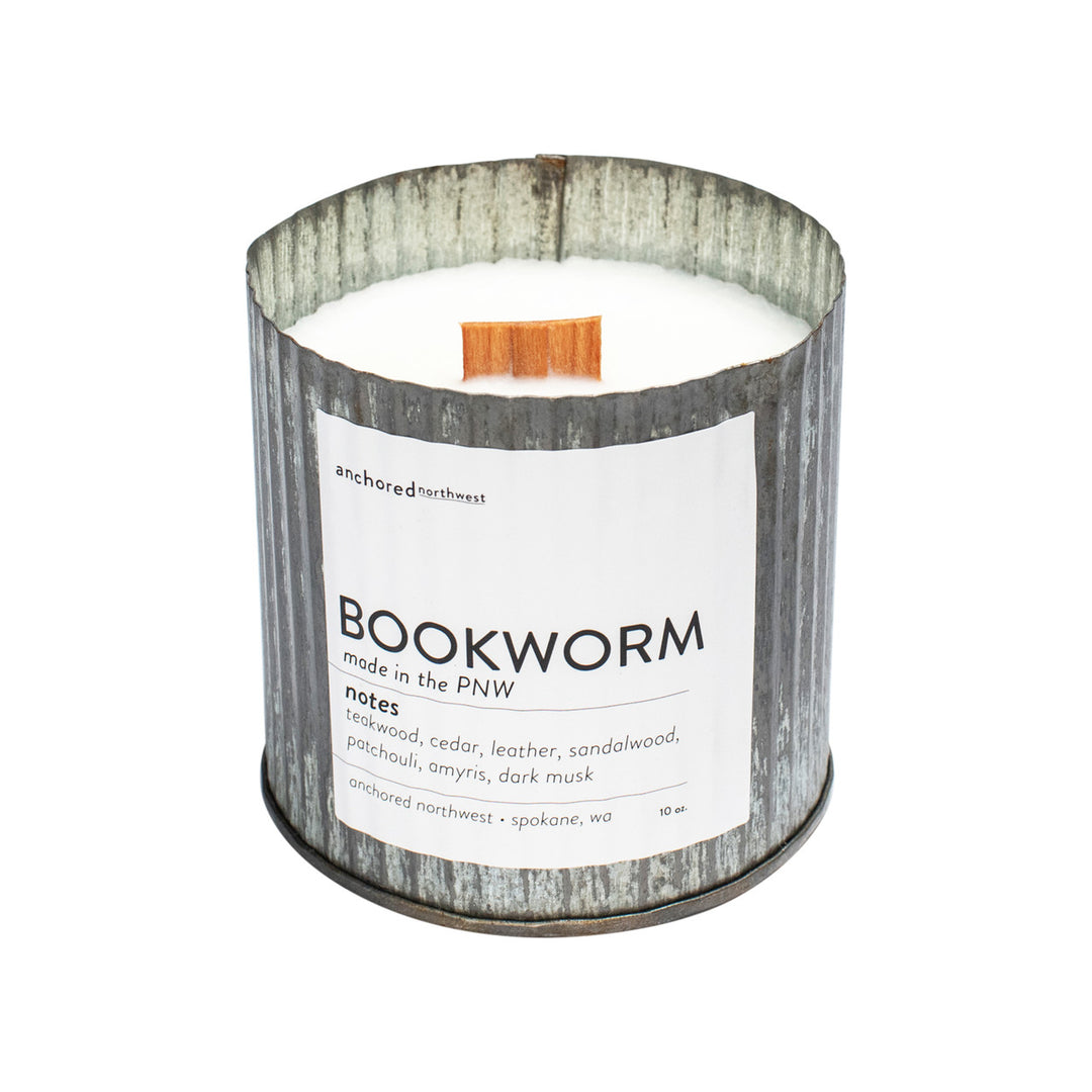 Bookworm Wood Wick Candle