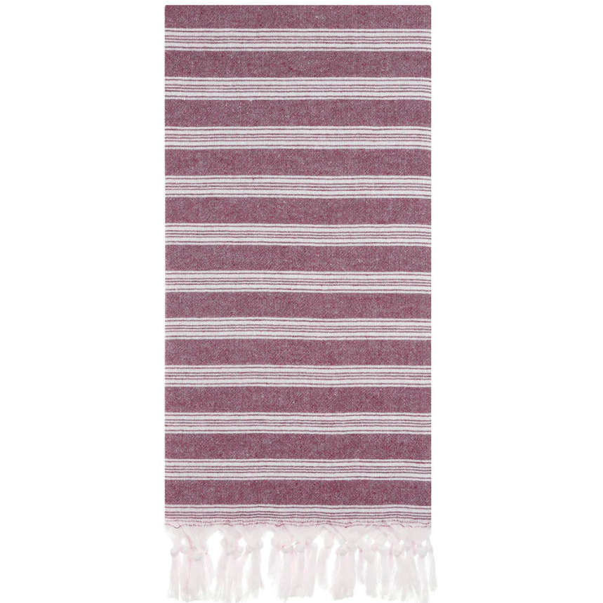 Burgundy Turkish Bath Towel