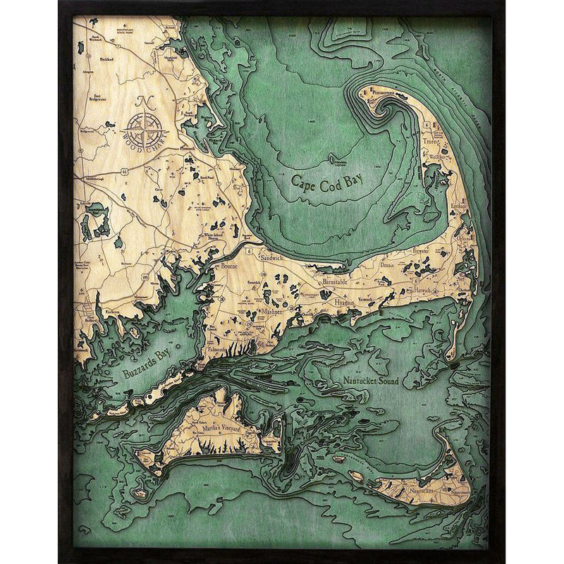Cape Cod Map Large