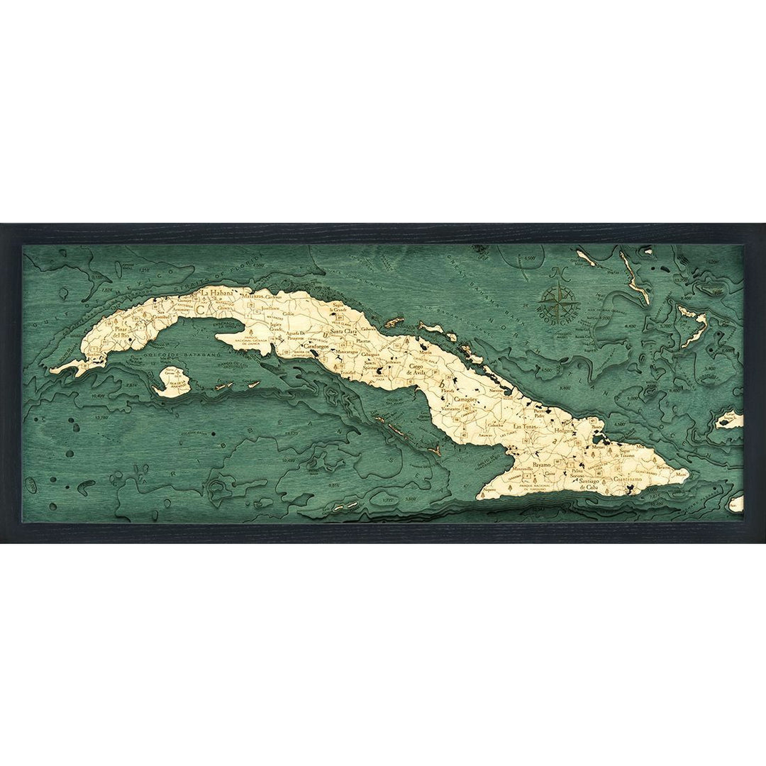 Cuba Wood Map