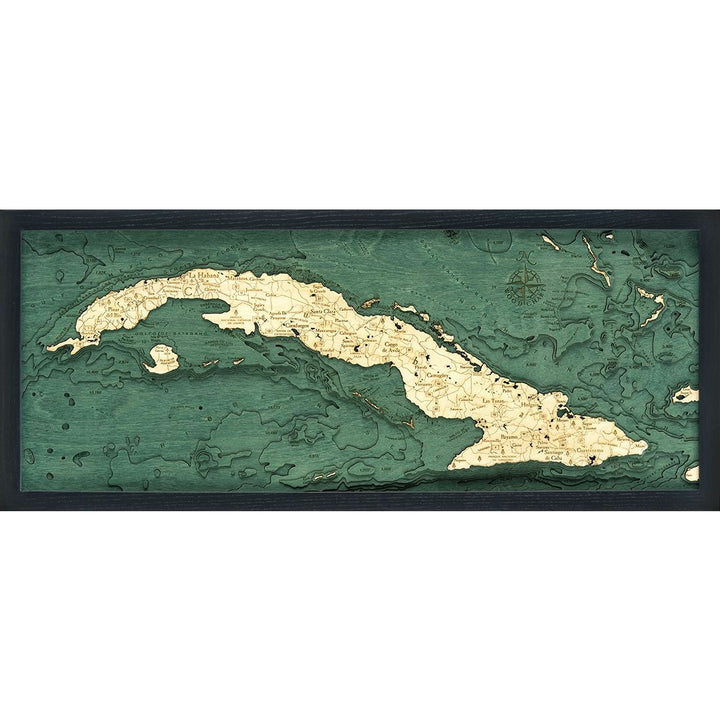 Cuba Wood Map