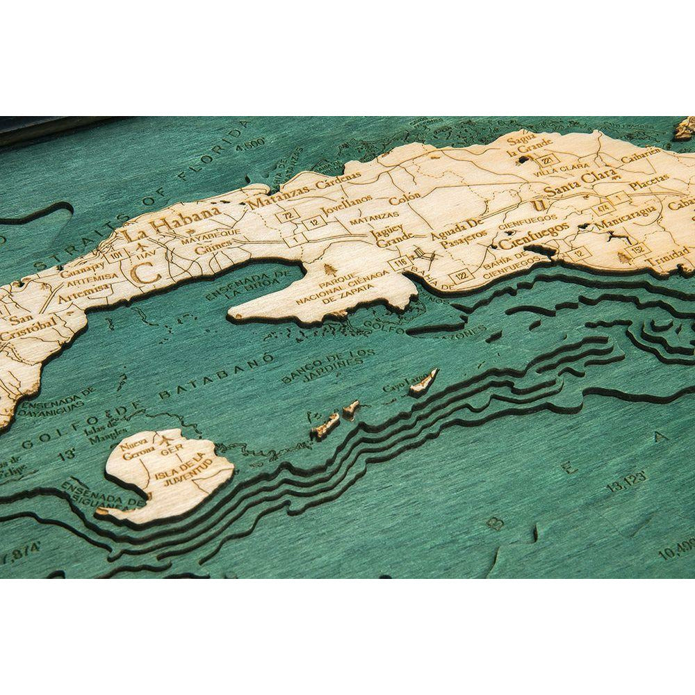 Cuba Wood Map