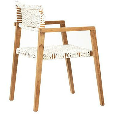 Deeta White Wash Chair