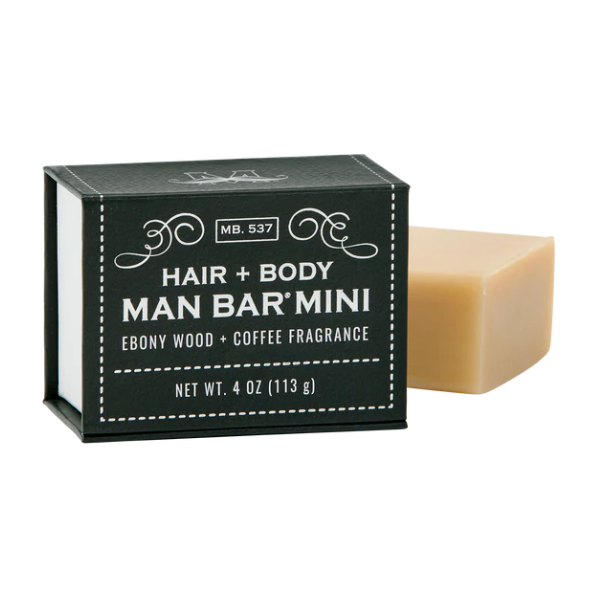 Man Bar Soap Mini EbonyWood/Coffee 4 Oz