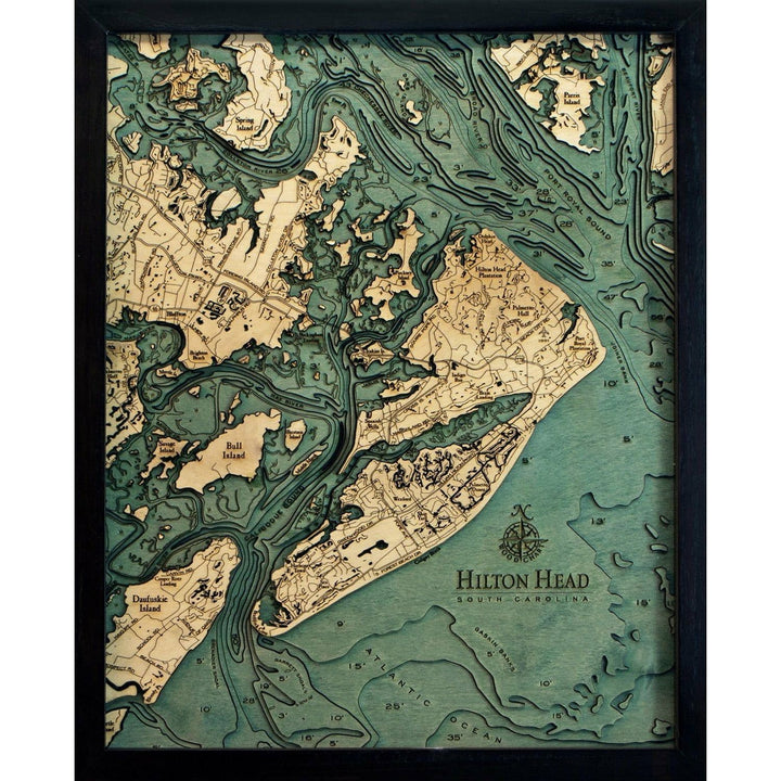 Hilton Head, SC Map