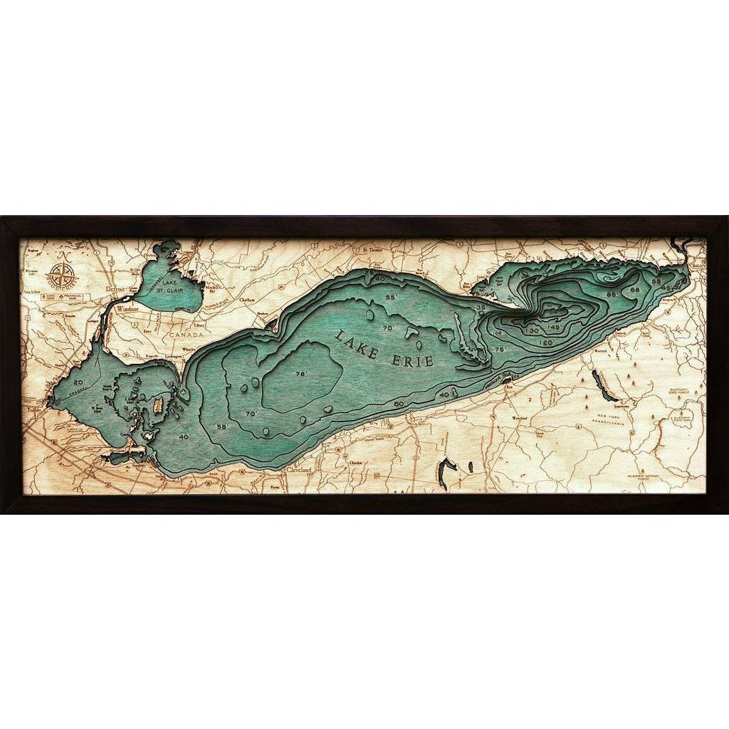 Lake Erie Map