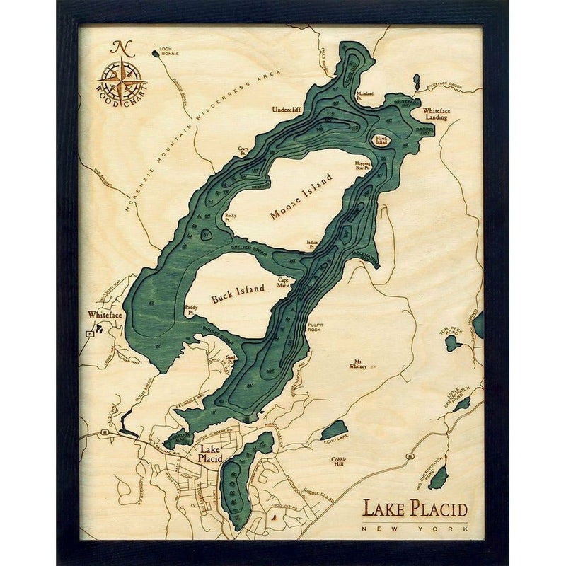 Lake Placid NY Map
