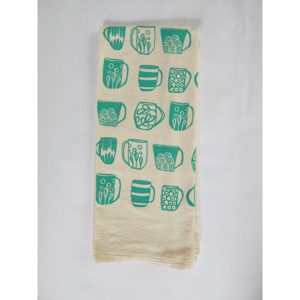 Turquoise Mug Kitchen Towel