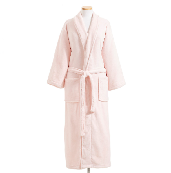 Pale Rose Fleece Robe