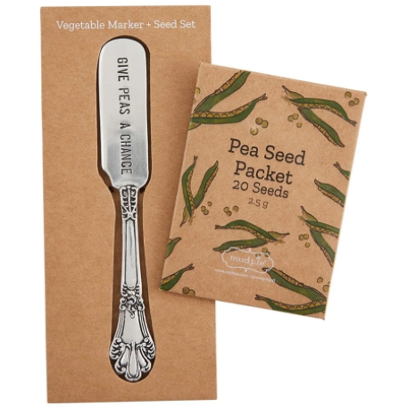 Veggie Marker & Seed Set Pea
