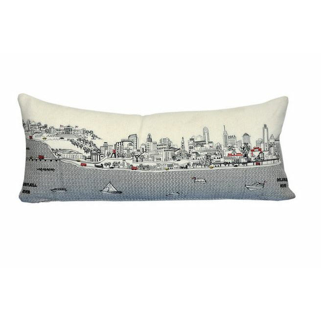 Philadelphia Day Pillow