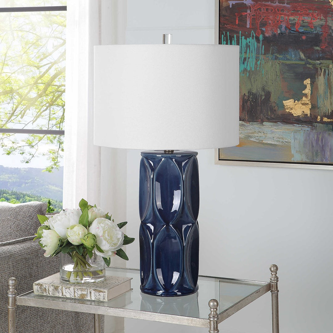 Sinclair Table Lamp- Blue