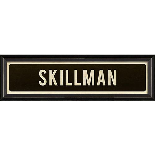 Selectman Sign Design Skillman Sign White Font On Black – Homestead Princeton
