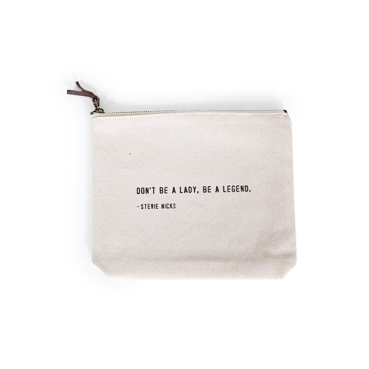 Stevie Nicks Canvas Zip Bag