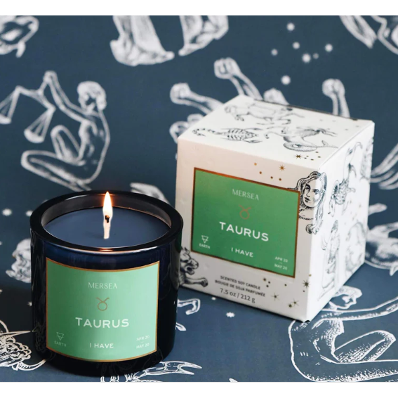 Taurus Candle