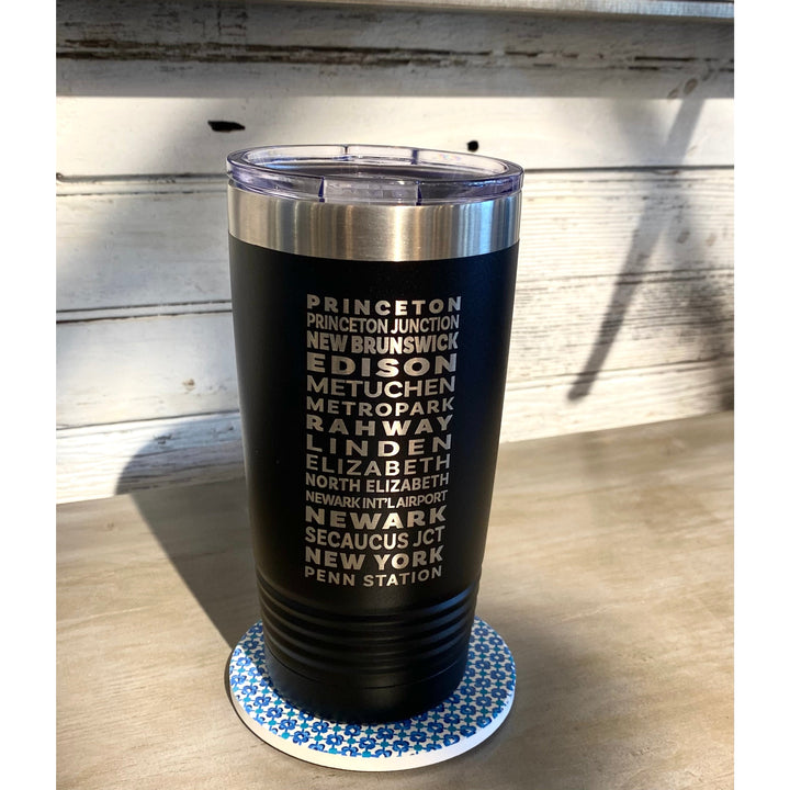 Princeton Train Stops Tumbler w/Lid