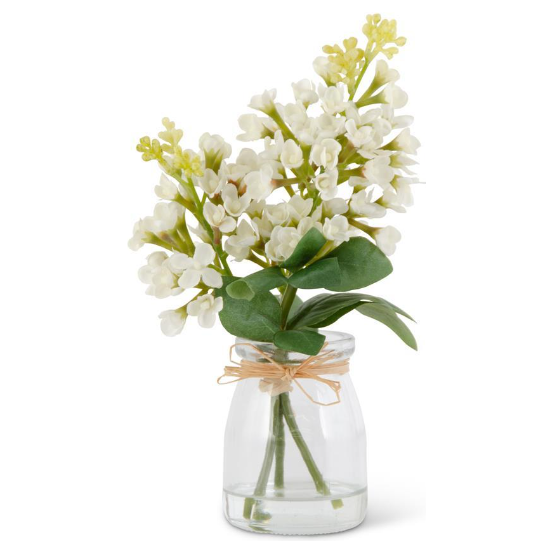 White Lilac w/Vase