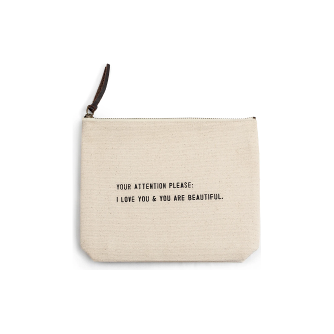 Your Attention Please Canvas Bag